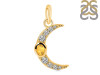 Citrine & White Topaz Pendant CIT-RDP-691.
