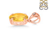 Citrine Pendant CIT-RDP-745-V-LOOP.