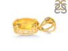 Citrine Pendant CIT-RDP-745-V-LOOP.