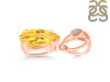 Citrine Pendant CIT-RDP-752-V-LOOP.
