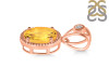 Citrine Pendant CIT-RDP-755-V-LOOP.