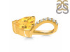 Citrine & White Topaz Pendant CIT-RDP-819.