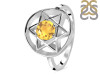 Citrine Pentacle Ring CIT-RDR-2137.