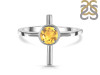 Citrine Holy Cross Ring CIT-RDR-2143.