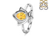 Citrine Lotus Ring CIT-RDR-2157.
