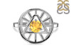 Citrine Illuminati Ring CIT-RDR-2158.