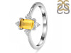 Citrine & White Topaz Ring CIT-RDR-2210.