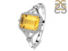 Citrine & White Topaz Ring CIT-RDR-2252.