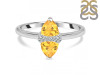 Citrine & White Topaz Ring CIT-RDR-2266.
