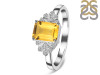 Citrine & White Topaz Ring CIT-RDR-2272.