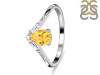Citrine & White Topaz Ring CIT-RDR-2283.