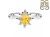 Citrine & White Topaz Ring CIT-RDR-2305.