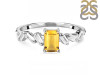 Citrine & White Topaz Ring CIT-RDR-2306.