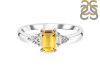Citrine & White Topaz Ring CIT-RDR-2397.
