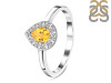 Citrine & White Topaz Ring CIT-RDR-2535.