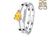 Citrine & White Topaz Ring CIT-RDR-2862.