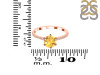 Citrine & White Topaz Ring CIT-RDR-3140.