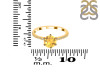 Citrine & White Topaz Ring CIT-RDR-3140.