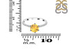 Citrine & White Topaz Ring CIT-RDR-3140.