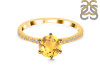Citrine & White Topaz Ring CIT-RDR-3140.