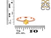 Citrine & White Topaz Ring CIT-RDR-3143.