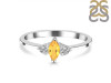 Citrine & White Topaz Ring CIT-RDR-3155.