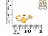 Citrine & White Topaz Ring CIT-RDR-3163.