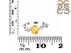Citrine & White Topaz Ring CIT-RDR-3163.