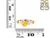 Citrine & White Topaz Ring CIT-RDR-3199.