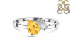 Citrine & White Topaz Ring CIT-RDR-3199.
