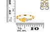 Citrine  & White Topaz Ring CIT-RDR-3238.