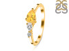 Citrine  & White Topaz Ring CIT-RDR-3238.
