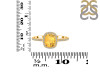 Citrine & White Topaz Ring CIT-RDR-3263.