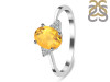 Citrine & White Topaz Ring CIT-RDR-351.