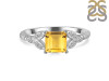 Citrine & White Topaz Ring CIT-RDR-353.