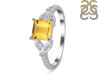 Citrine & White Topaz Ring CIT-RDR-353.