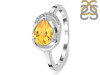Citrine & White Topaz Ring CIT-RDR-367.