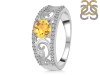 Citrine & White Topaz Ring CIT-RDR-375.