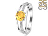 Citrine & White Topaz Ring CIT-RDR-377.
