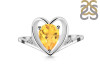 Citrine & White Topaz Ring CIT-RDR-379.