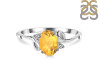 Citrine & White Topaz Ring CIT-RDR-383.