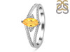 Citrine & White Topaz Ring CIT-RDR-396.