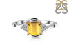 Citrine & White Topaz Ring CIT-RDR-399.