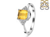 Citrine & White Topaz Ring CIT-RDR-399.