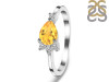 Citrine & White Topaz Ring CIT-RDR-433.