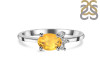 Citrine & White Topaz Ring CIT-RDR-435.