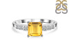 Citrine & White Topaz Ring CIT-RDR-472.