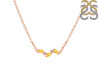Citrine & White Topaz Necklace CIT-RDN-460.