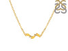 Citrine & White Topaz Necklace CIT-RDN-460.