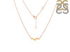 Citrine & White Topaz Necklace CIT-RDN-460.